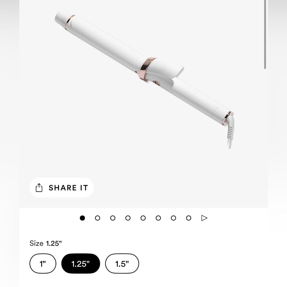 T3 SinglePass Curling Iron 1.25”